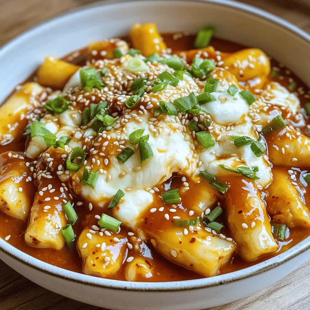 Cheese Tteokbokki Delightful and Easy Comfort Food