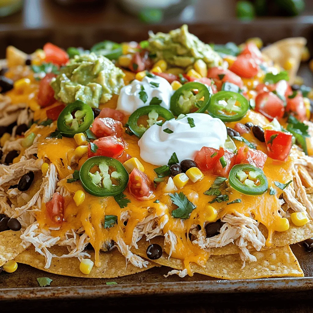 Loaded Chicken Nachos Flavorful Dinner Delight