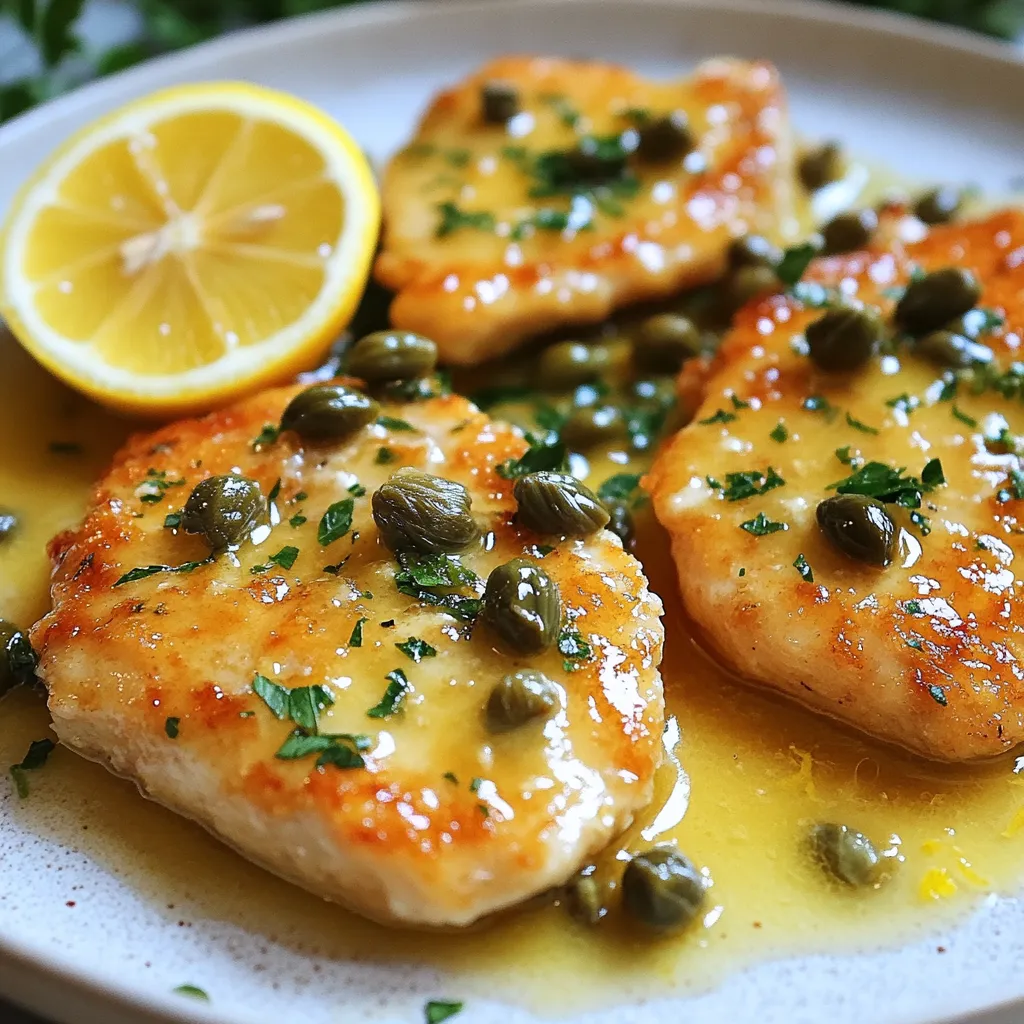 Lemon Butter Chicken Piccata Flavorful Dinner Recipe