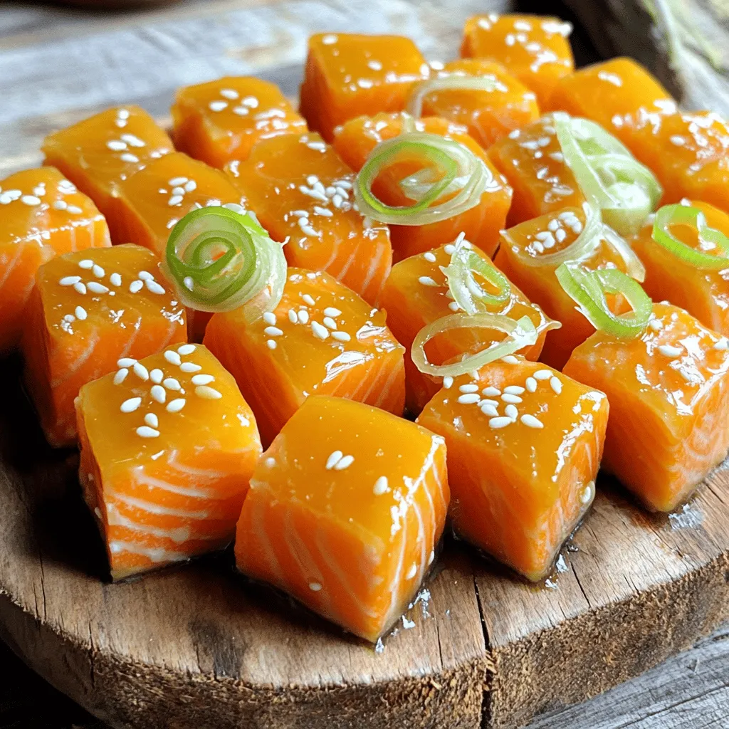 Maple Glazed Salmon Bites Tasty and Easy Recipe