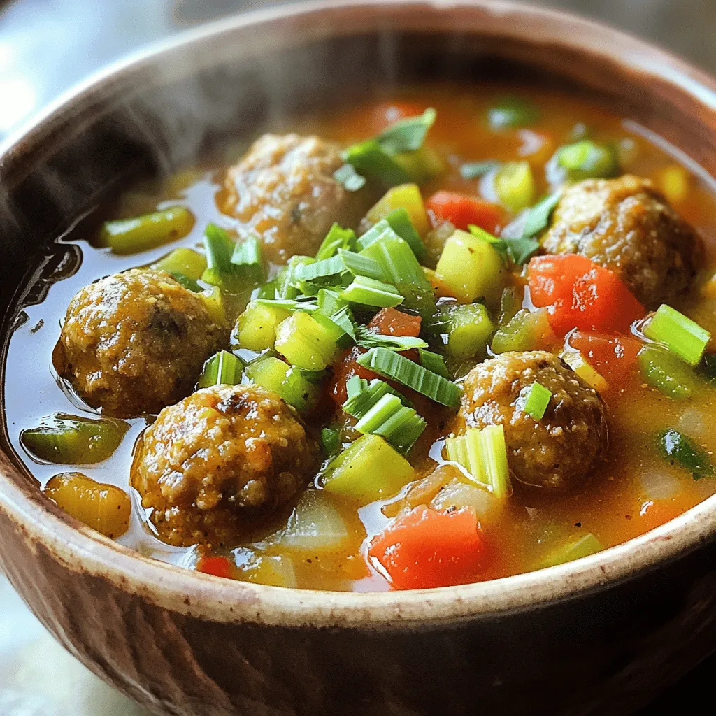 Cajun Meatball Stew Hearty and Flavorful Dish