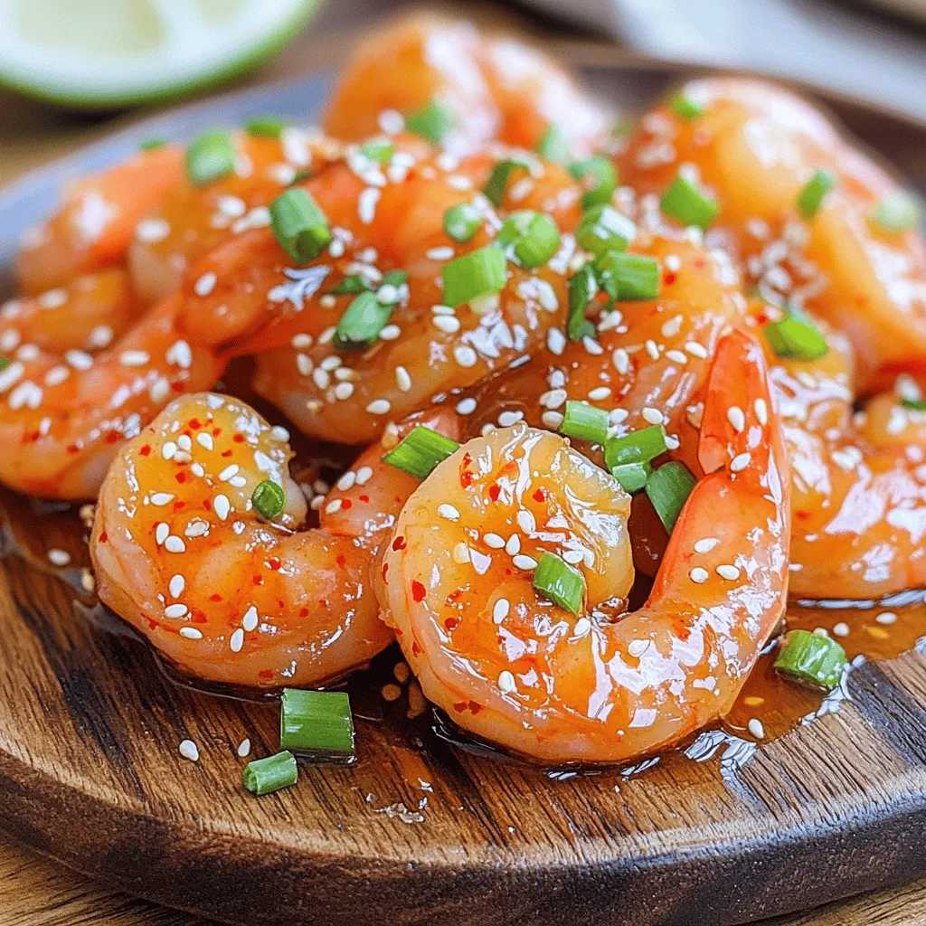 Sweet &#038; Spicy Gochujang Shrimp Flavorful Delight