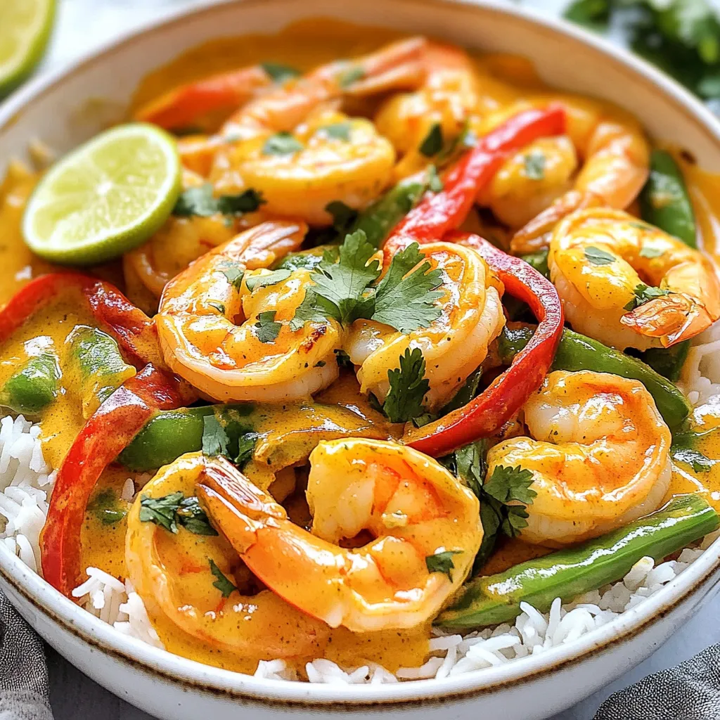 Coconut Lime Shrimp Curry Skillet Flavorful Delight