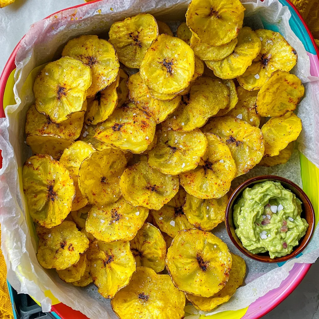 Crispy Air Fryer Plantain Chips Simple and Tasty Snack