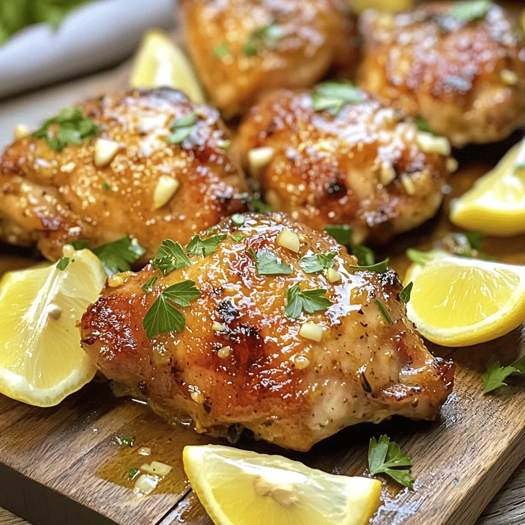 Simple Lemon Garlic Chicken Tasty and Quick Meal