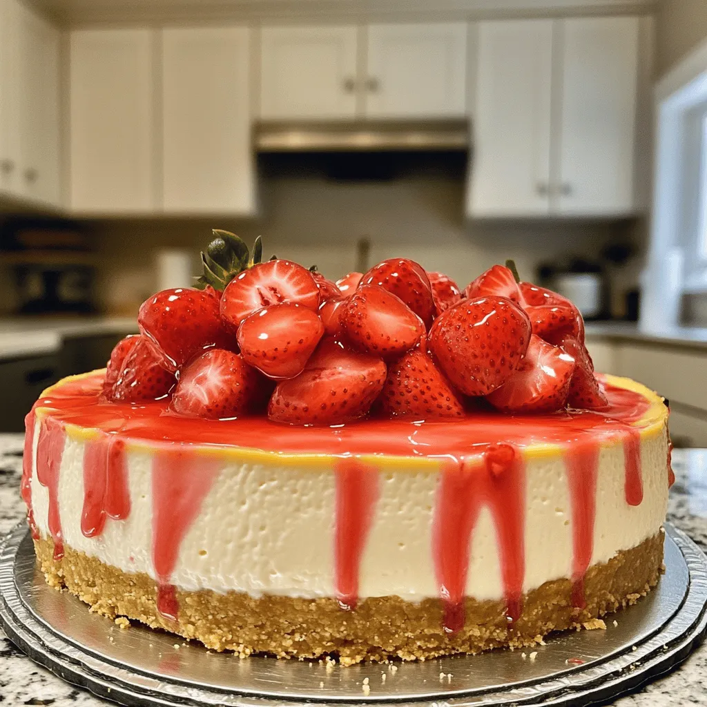 Strawberry Cheesecake Delightfully Easy to Make