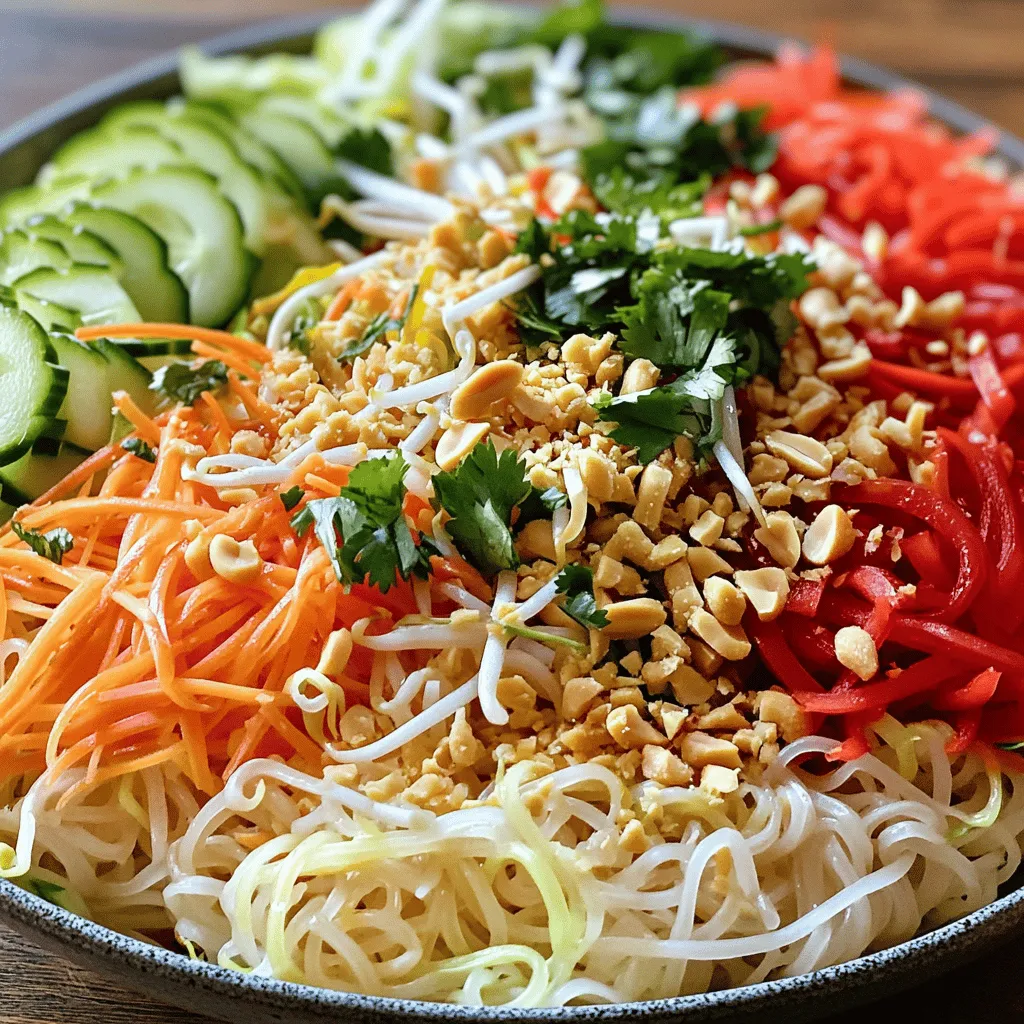 Sweet and Spicy Thai Noodle Salad Fresh Flavor Boost