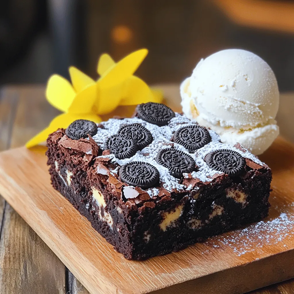 Triple Chocolate Oreo Brownies Decadent and Easy Recipe