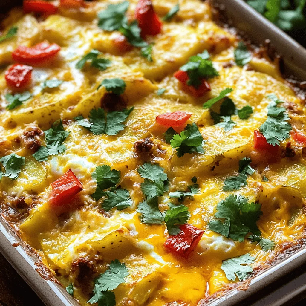 Chorizo &#038; Potato Egg Casserole Flavorful and Filling Meal