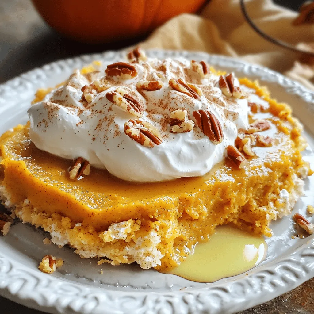 Pumpkin Pie Dump Cake Simple and Tasty Dessert