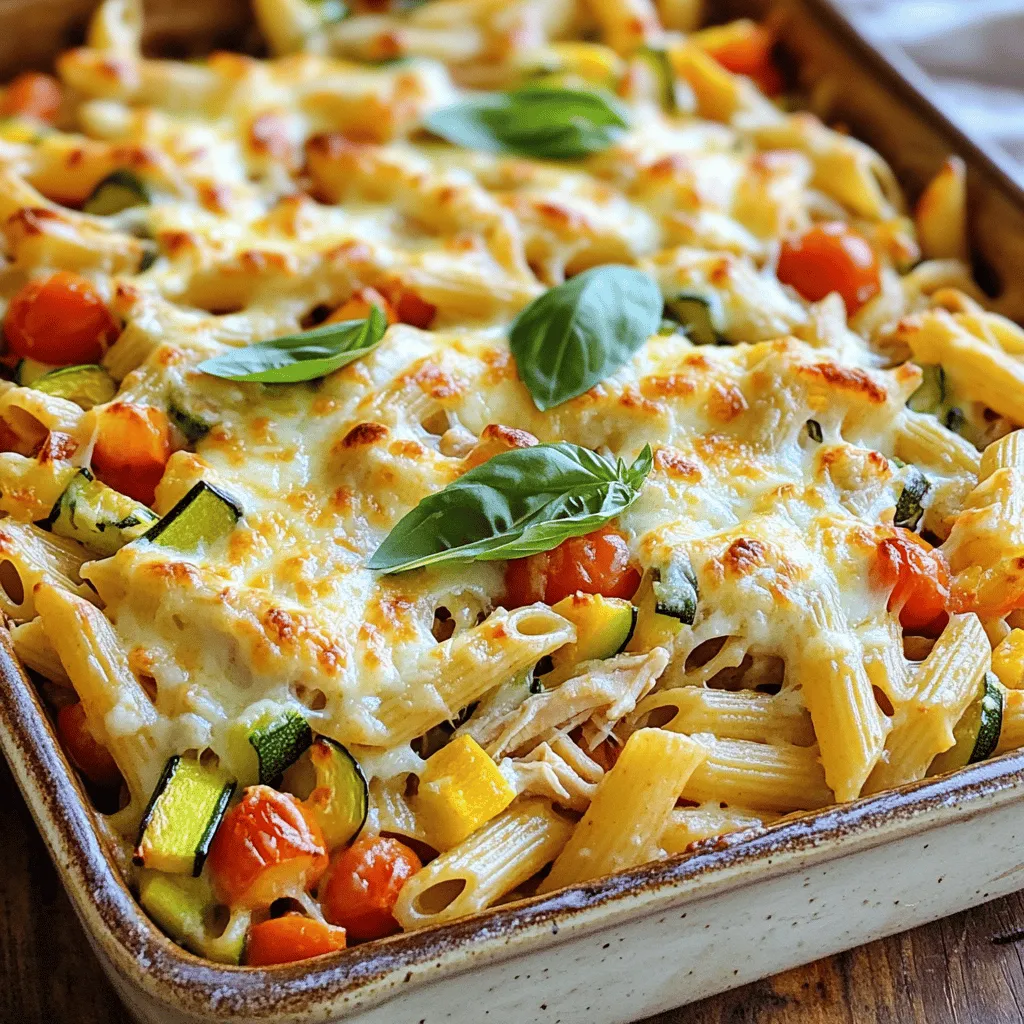 Chicken and Veggie Pasta Bake Simple Family Meal