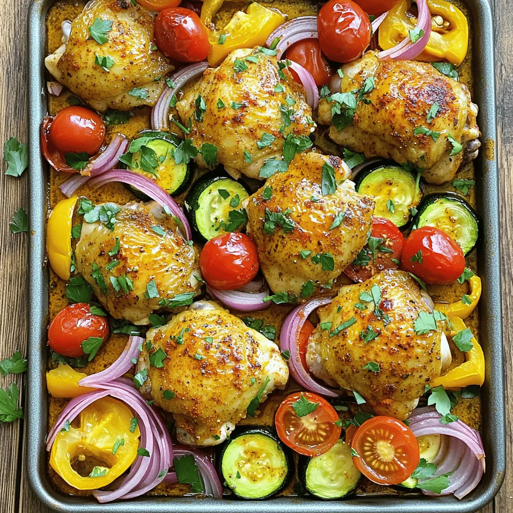 Sheet Pan Chicken Shawarma Flavorful and Simple Meal