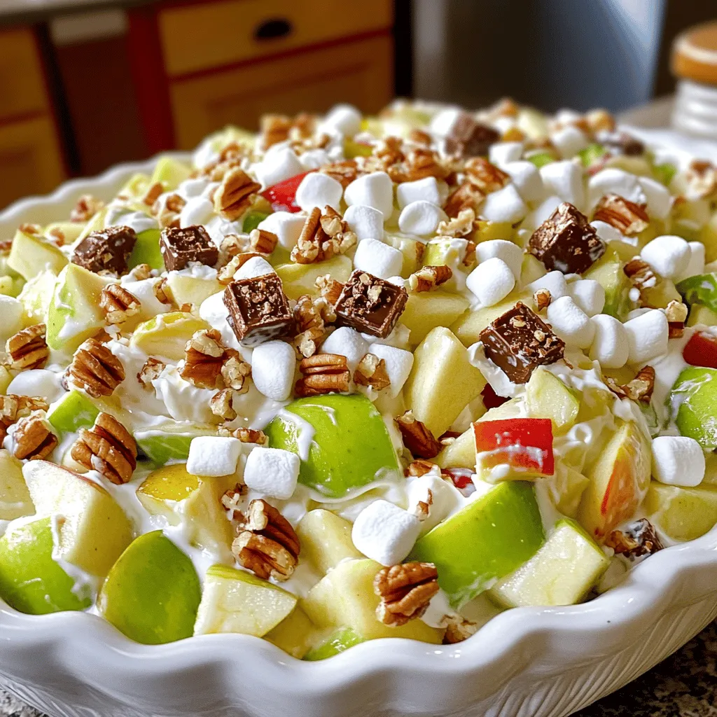 Snickers Apple Salad Delightful and Easy Recipe