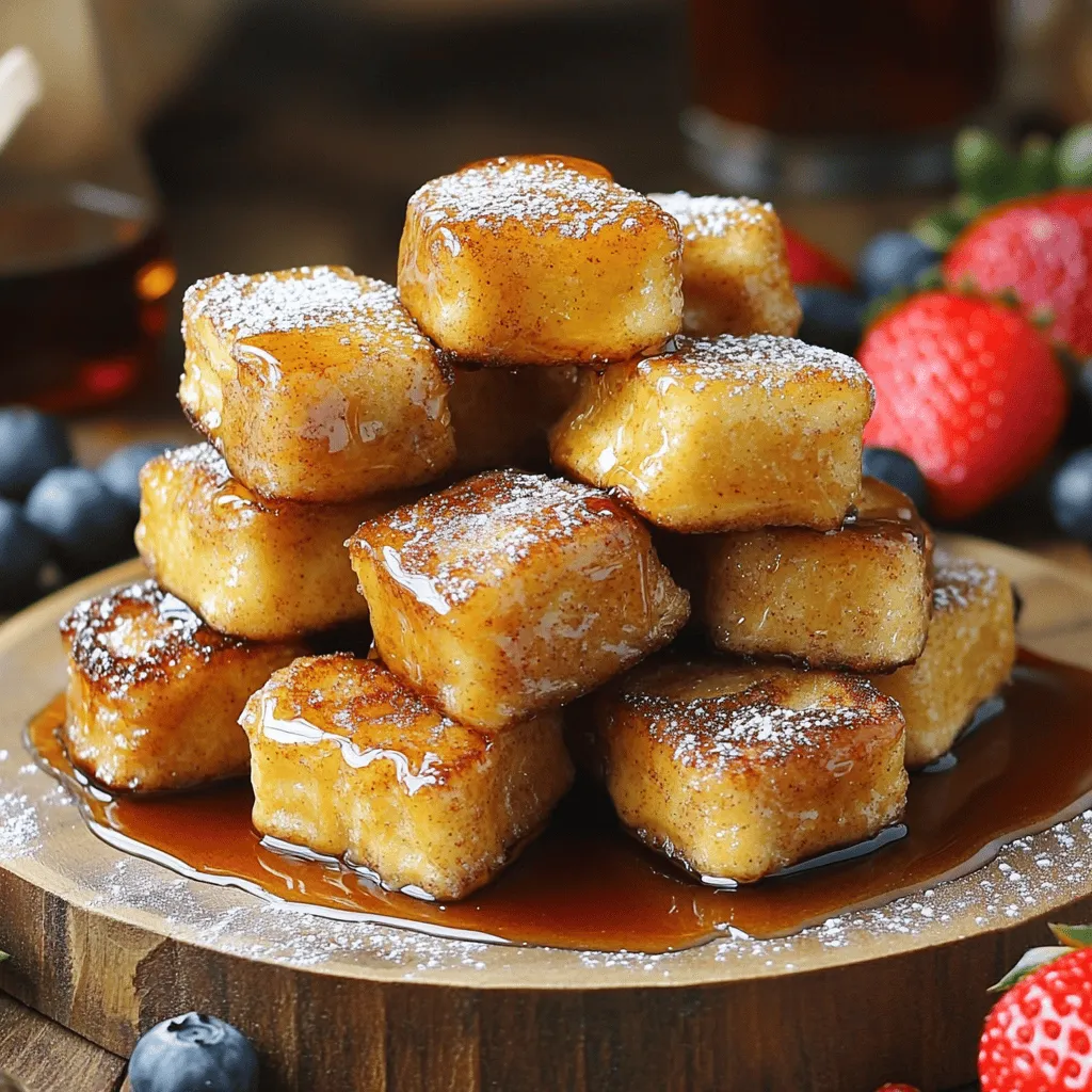 Cinnamon Roll French Toast Bites Tasty Morning Treat