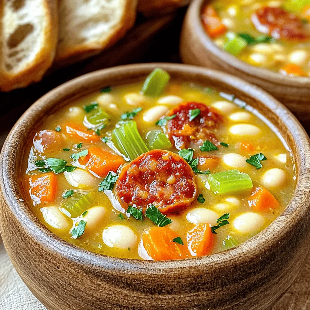 Chorizo White Bean Soup Hearty and Flavorful Delight