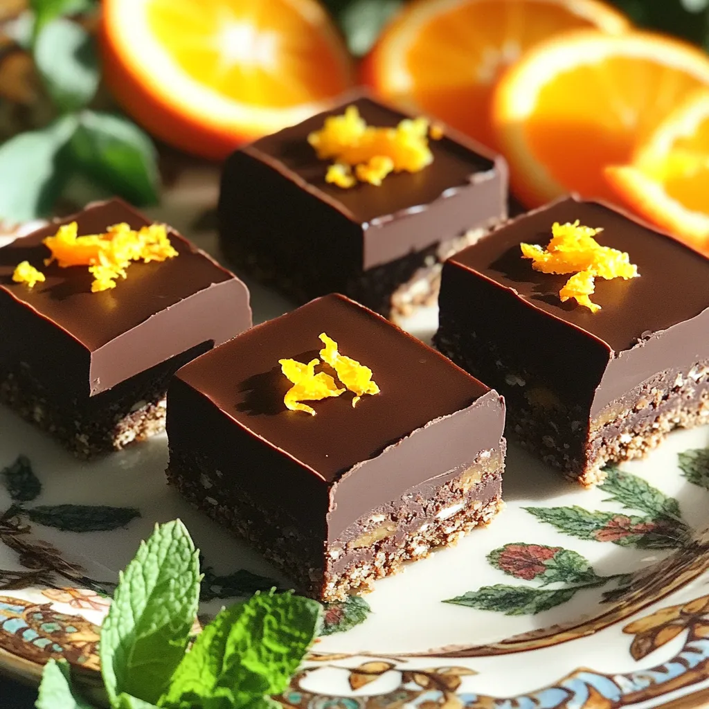 No-Bake Chocolate Orange Truffle Bars Delight Recipe