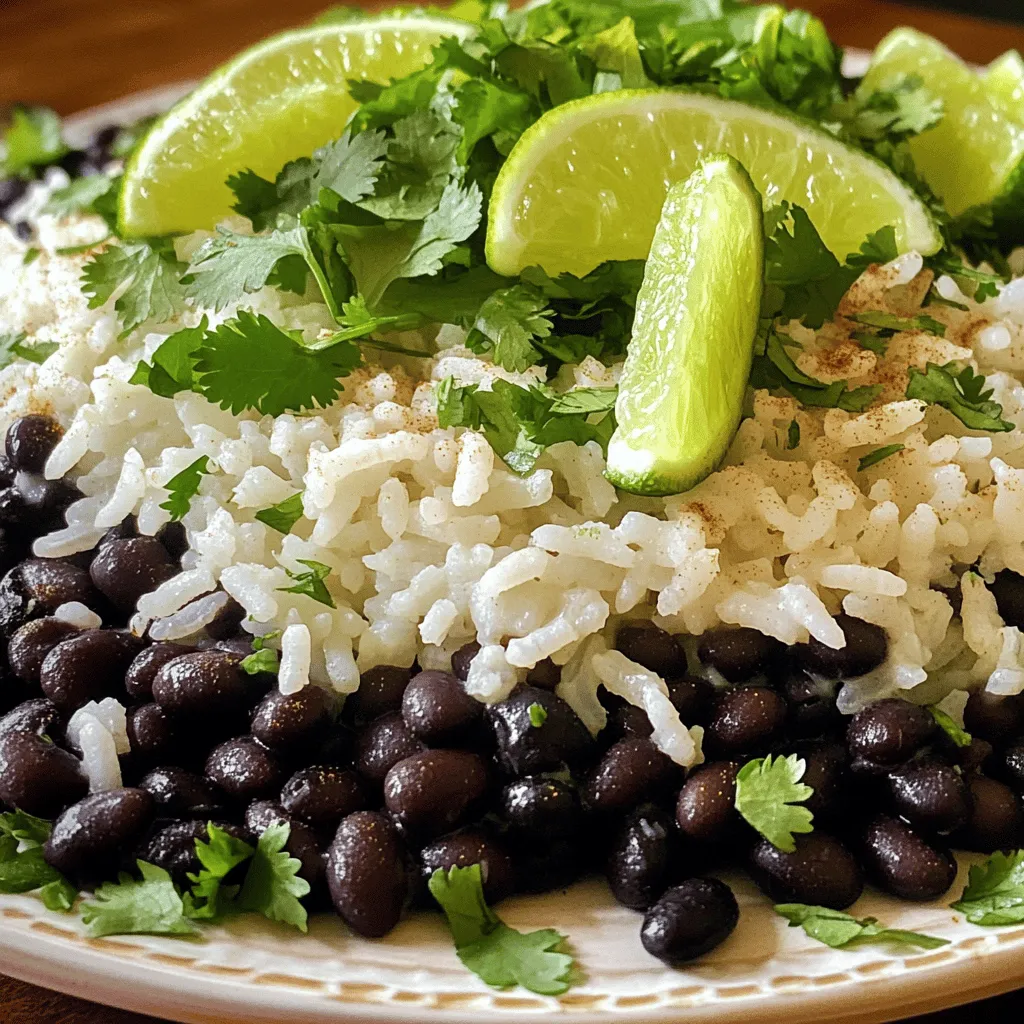 88. Cilantro Lime Rice and Beans Flavorful Side Dish