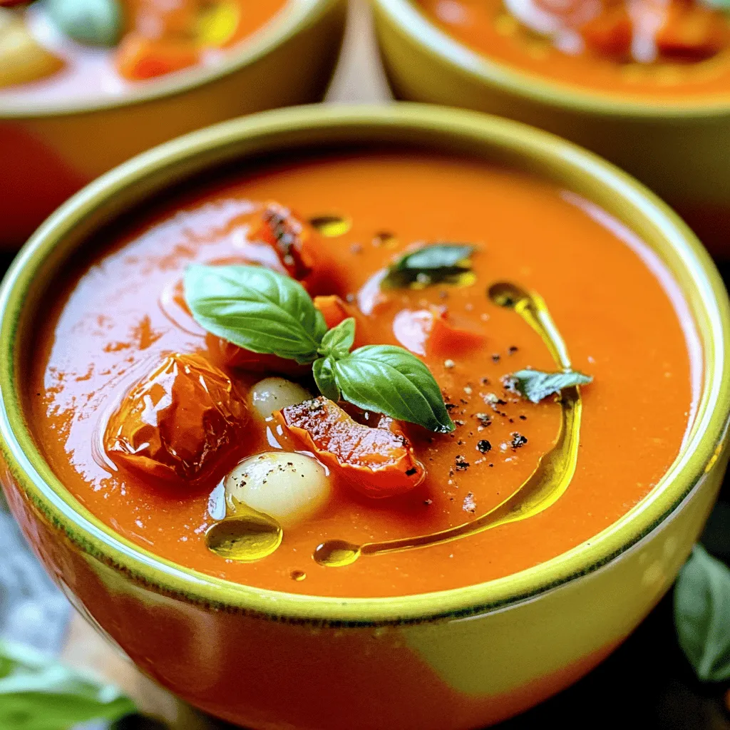 Roasted Tomato Soup Flavorful and Comforting Bowl