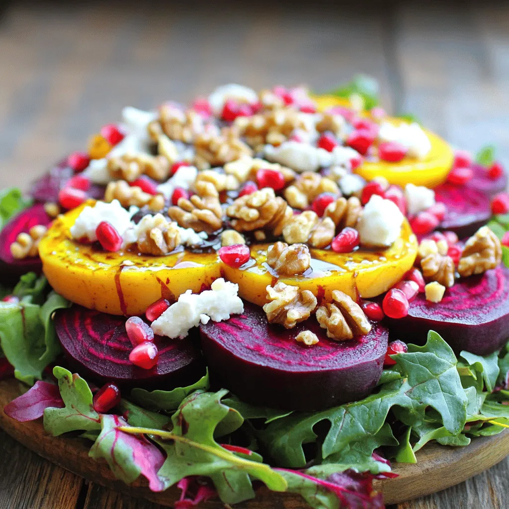 Roasted Beet and Goat Cheese Salad Vibrant Delight