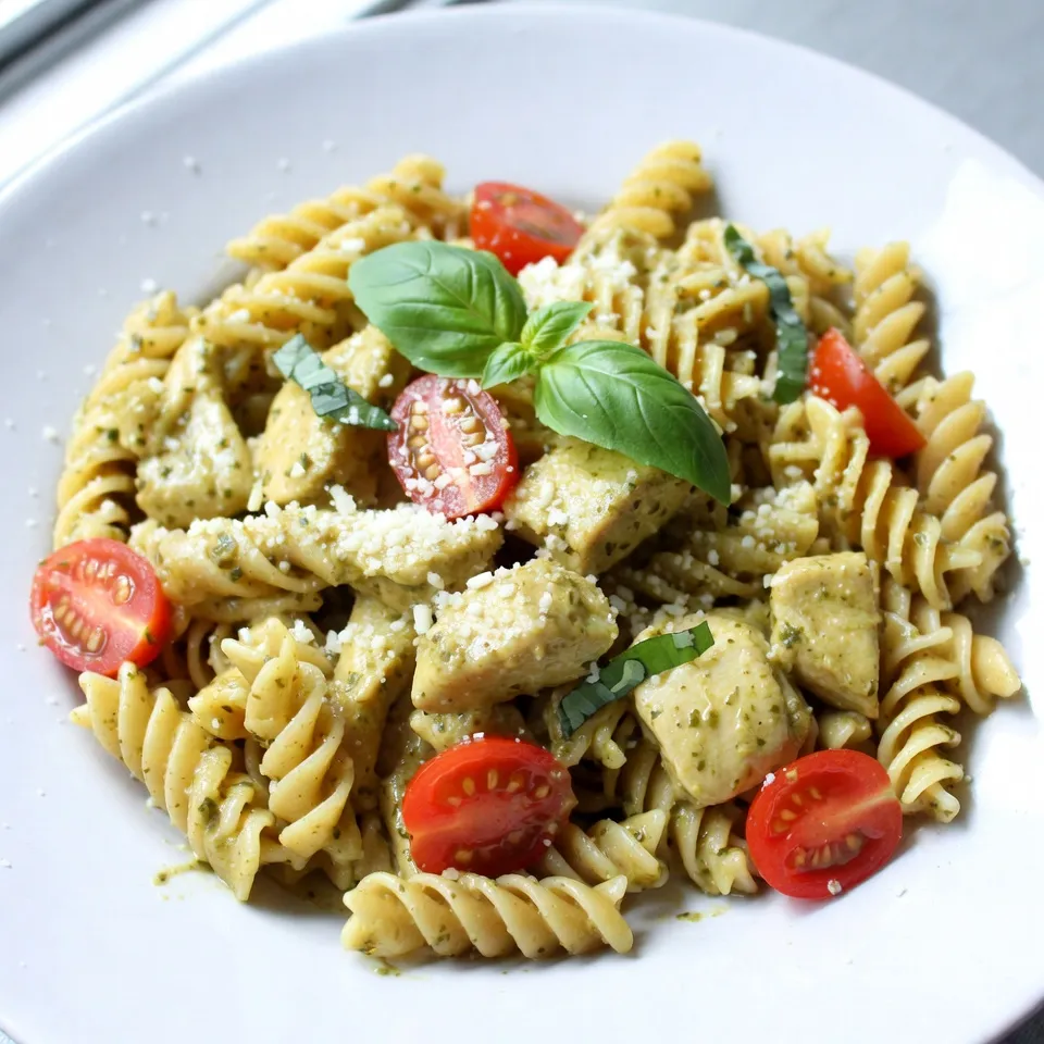 Creamy Pesto Chicken Pasta Quick and Easy Recipe