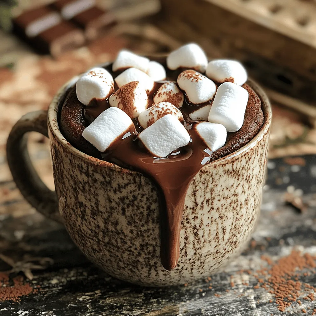 Chocolate Marshmallow Mug Cake Delight in Minutes
