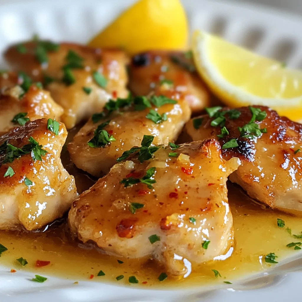 Garlic Butter Chicken Bites Easy and Flavorful Treat