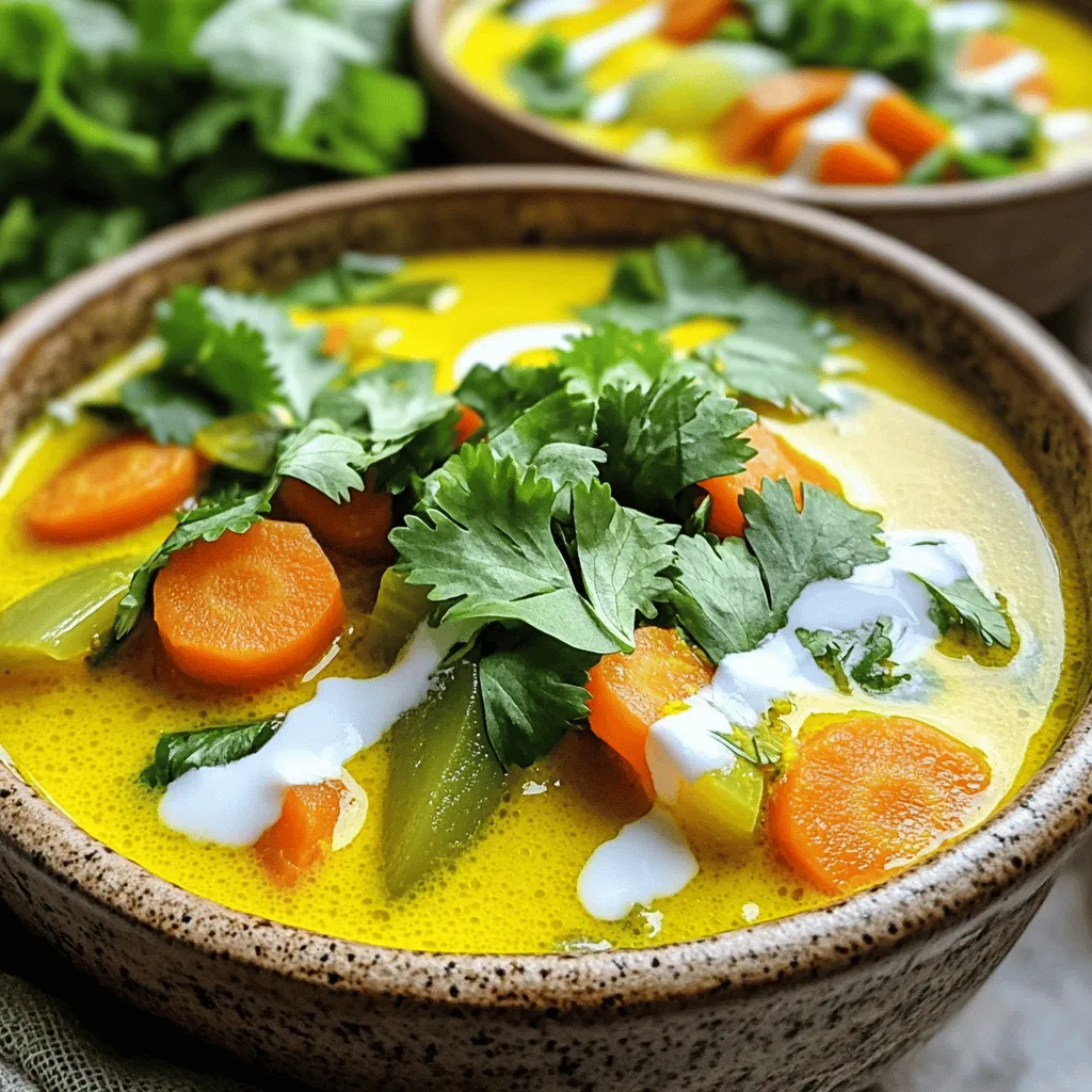 Turmeric Ginger Immune Soup Essential Health Boost