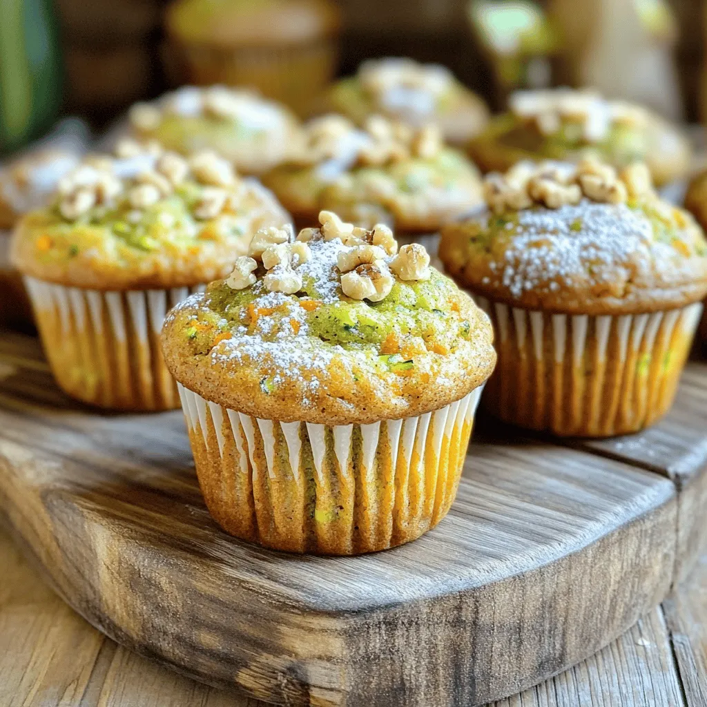 Zucchini Carrot Muffins Tasty and Simple Recipe
