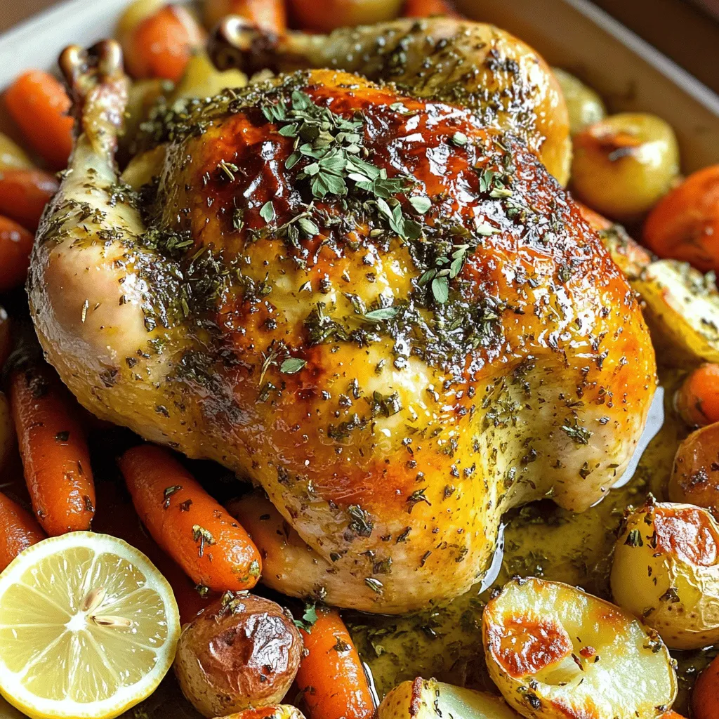 Garlic Herb Roasted Chicken Simple and Tasty Recipe