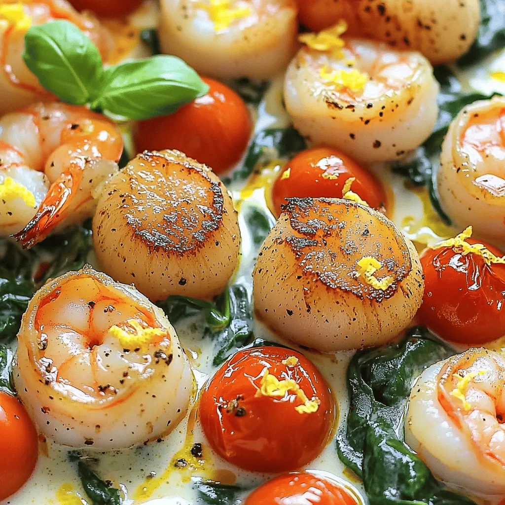 Tuscan Shrimp and Scallops Flavorful Seafood Dish