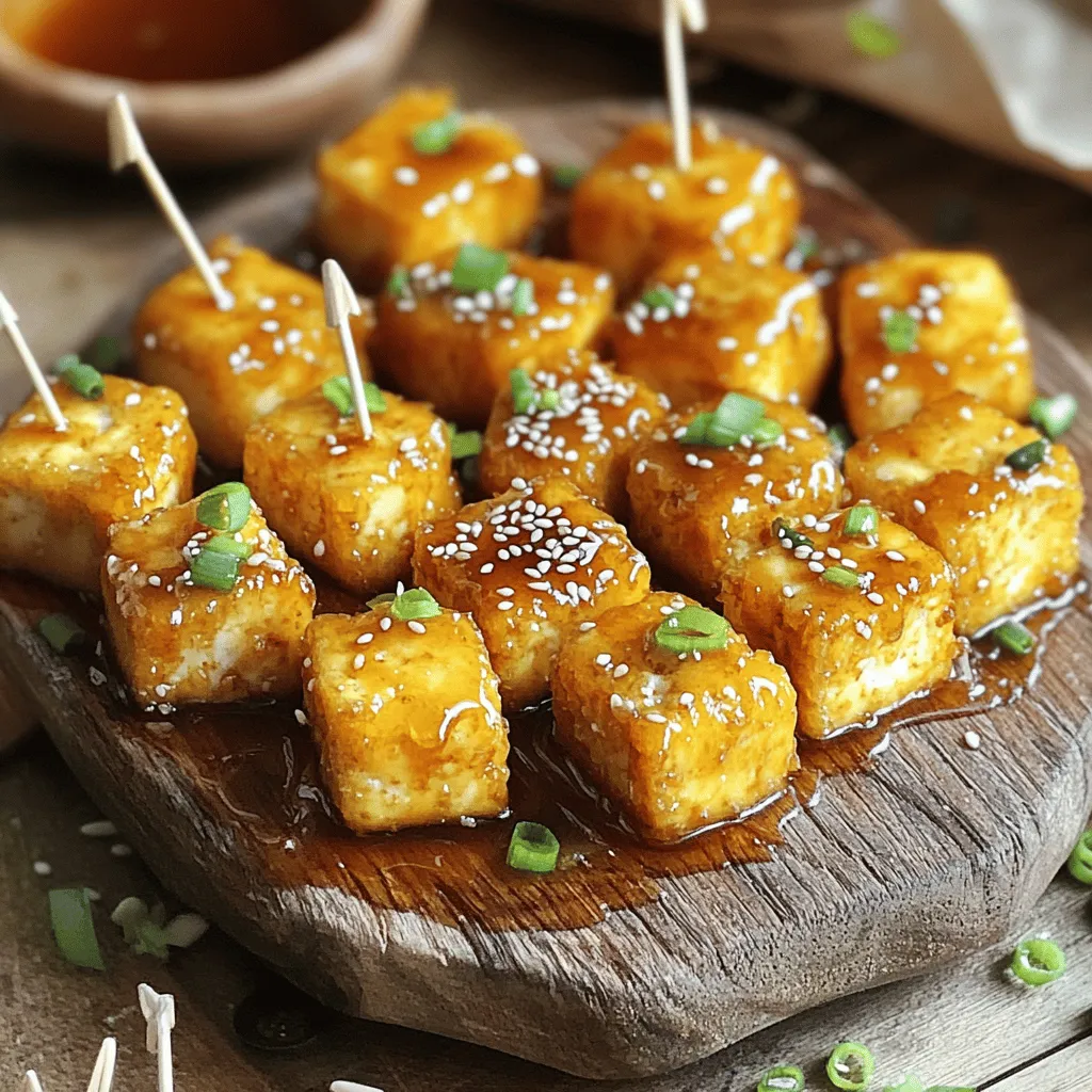 Honey Garlic Tofu Bites Crispy and Savory Snack