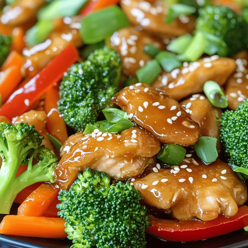 Honey Garlic Chicken Stir-Fry Quick and Easy Recipe