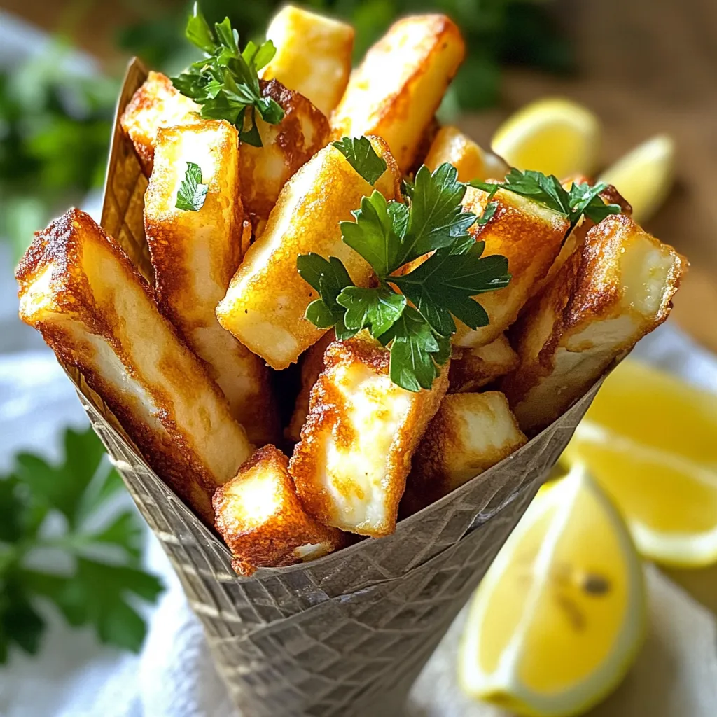 Crispy Air Fryer Halloumi Fries Easy and Delicious Treat