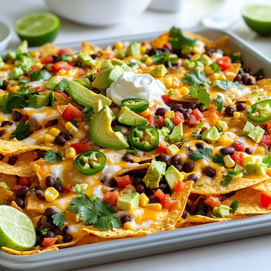 Loaded Veggie Nacho Sheet Pan Game-Changer Recipe