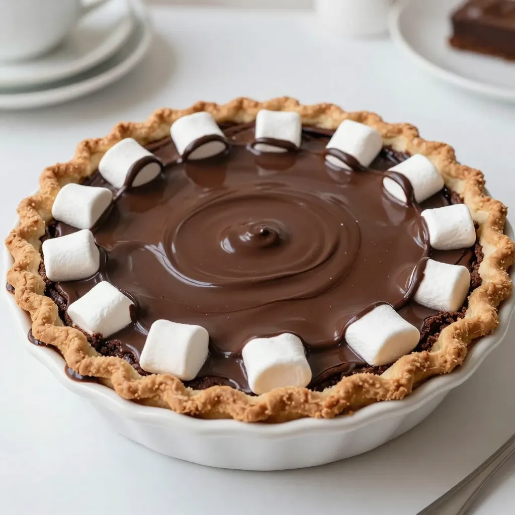 S’mores Brownie Pie Irresistible Dessert Delight