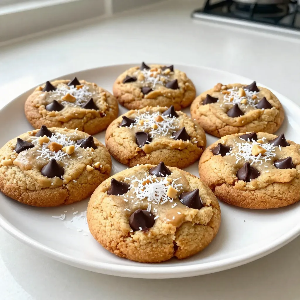 Peanut Butter Chocolate Chip Energy Cookies Delight