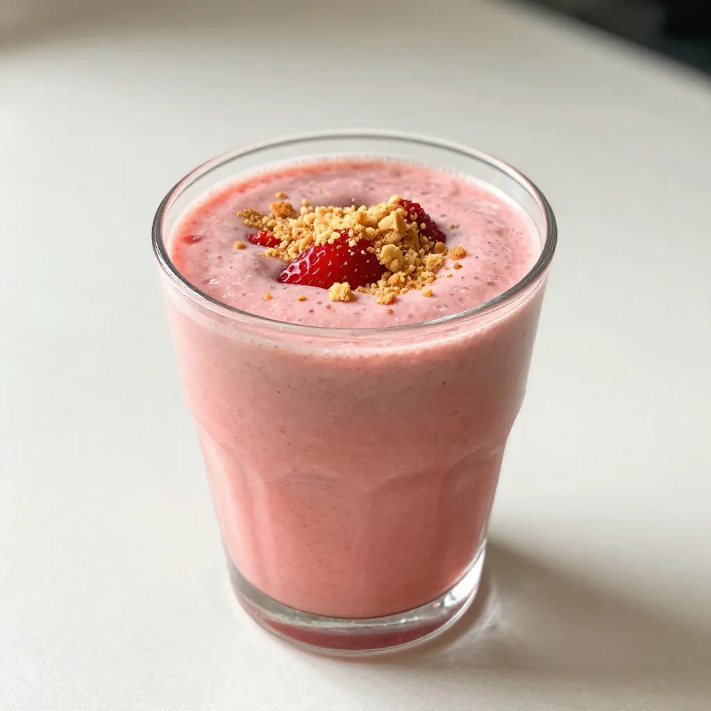 Strawberry Cheesecake Smoothie Creamy and Delicious Treat