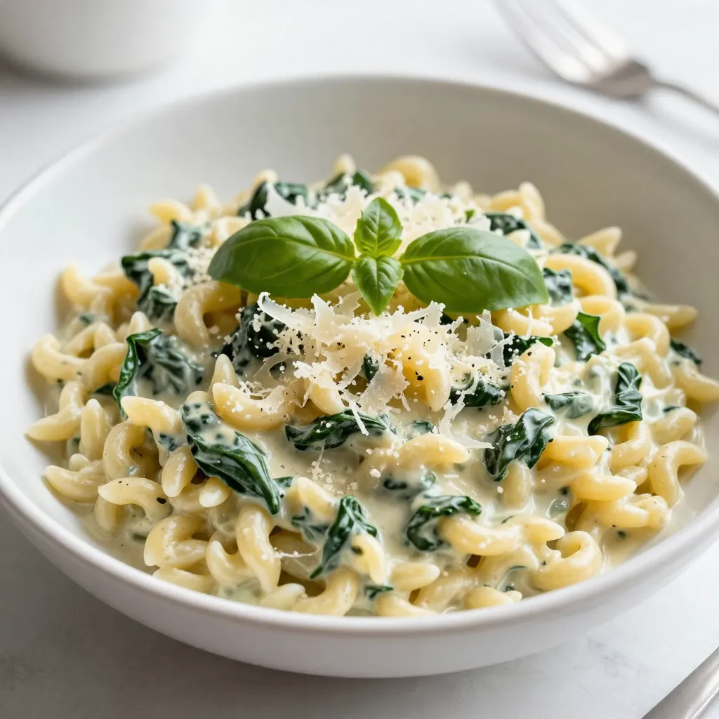 Creamy Spinach Parmesan Orzo Delightful and Simple Recipe