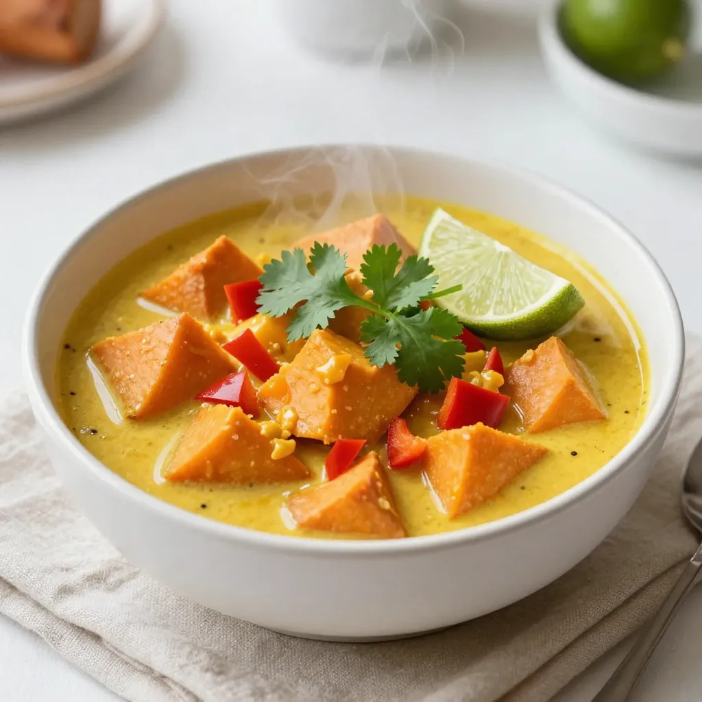 Coconut Curry Sweet Potato Stew Hearty and Tasty Dish