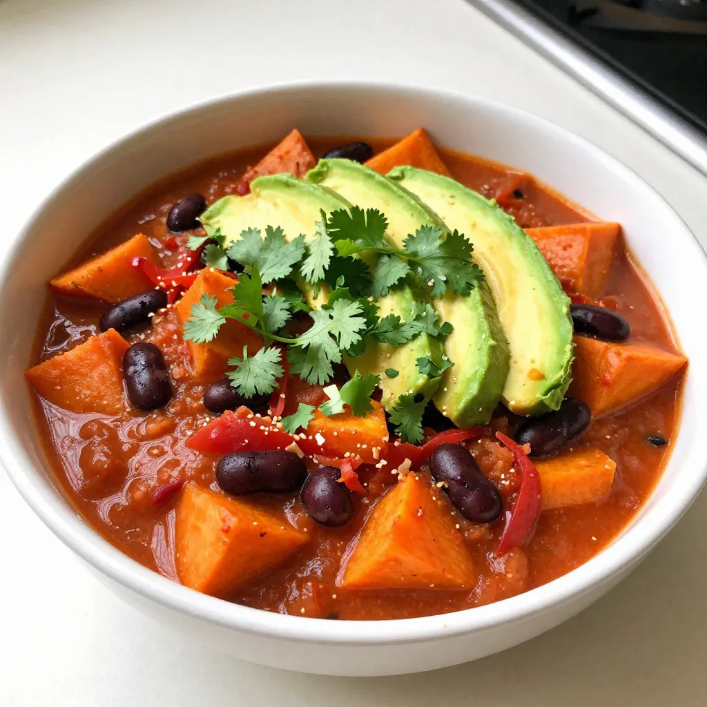 Vegan Sweet Potato Chili Hearty and Healthy Delight
