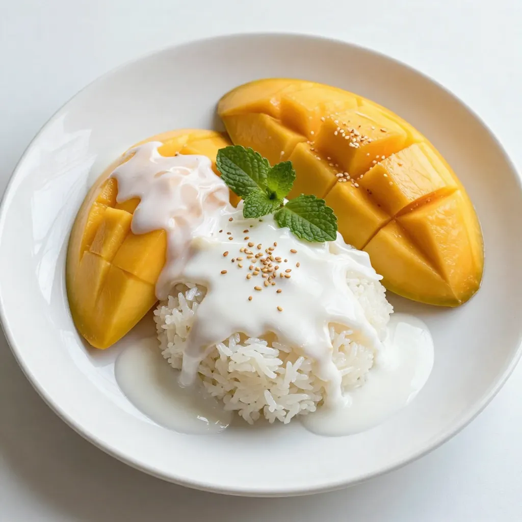 Thai Mango Sticky Rice Irresistible Dessert Recipe