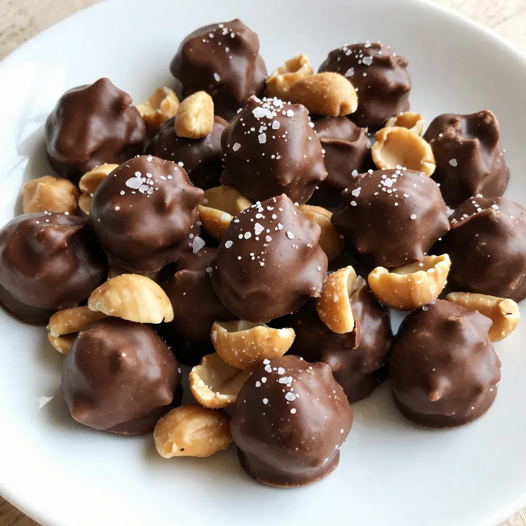 Chocolate Covered Peanut Clusters Delightful and Easy