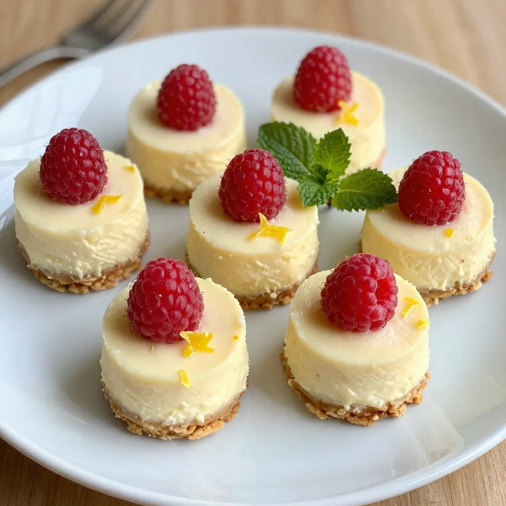 Lemon Raspberry Cheesecake Bites Easy and Delicious Treat