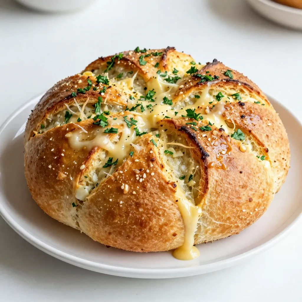 Garlic Parmesan Pull-Apart Bread Tasty Comfort Snack
