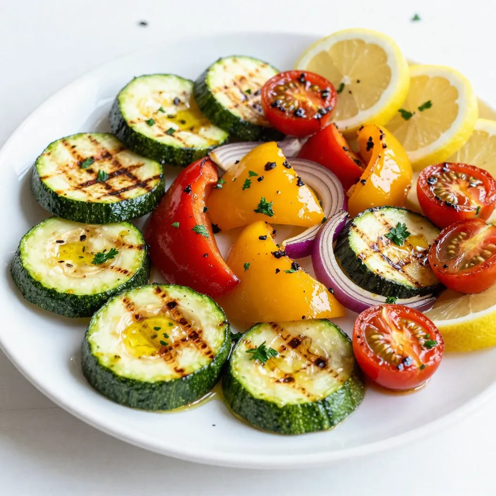 Lemony Herb Grilled Veggies Fresh and Flavorful Dish
