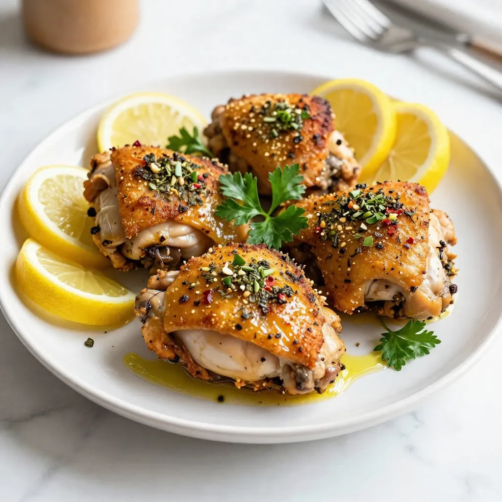 Italian Herb Chicken Thighs Savory and Simple Meal