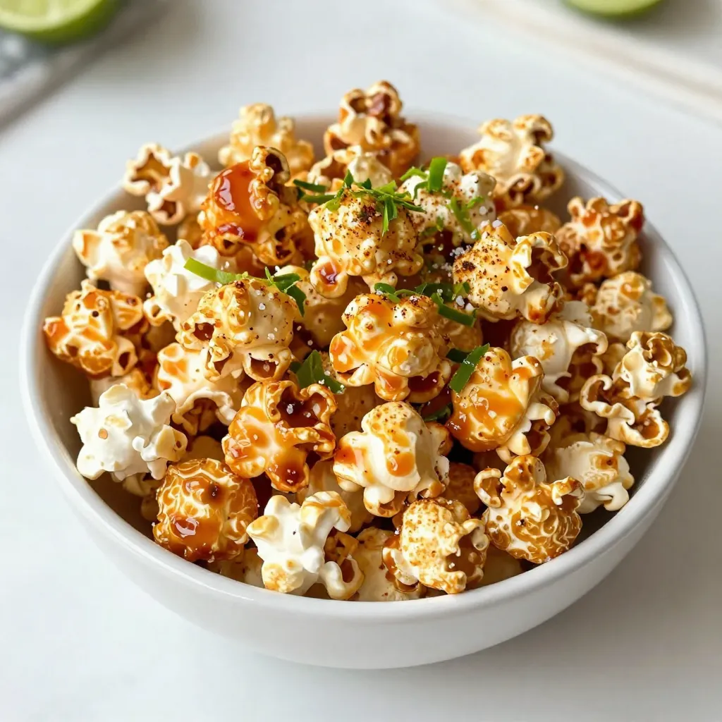 Sweet Chili Lime Popcorn Tasty and Simple Snack