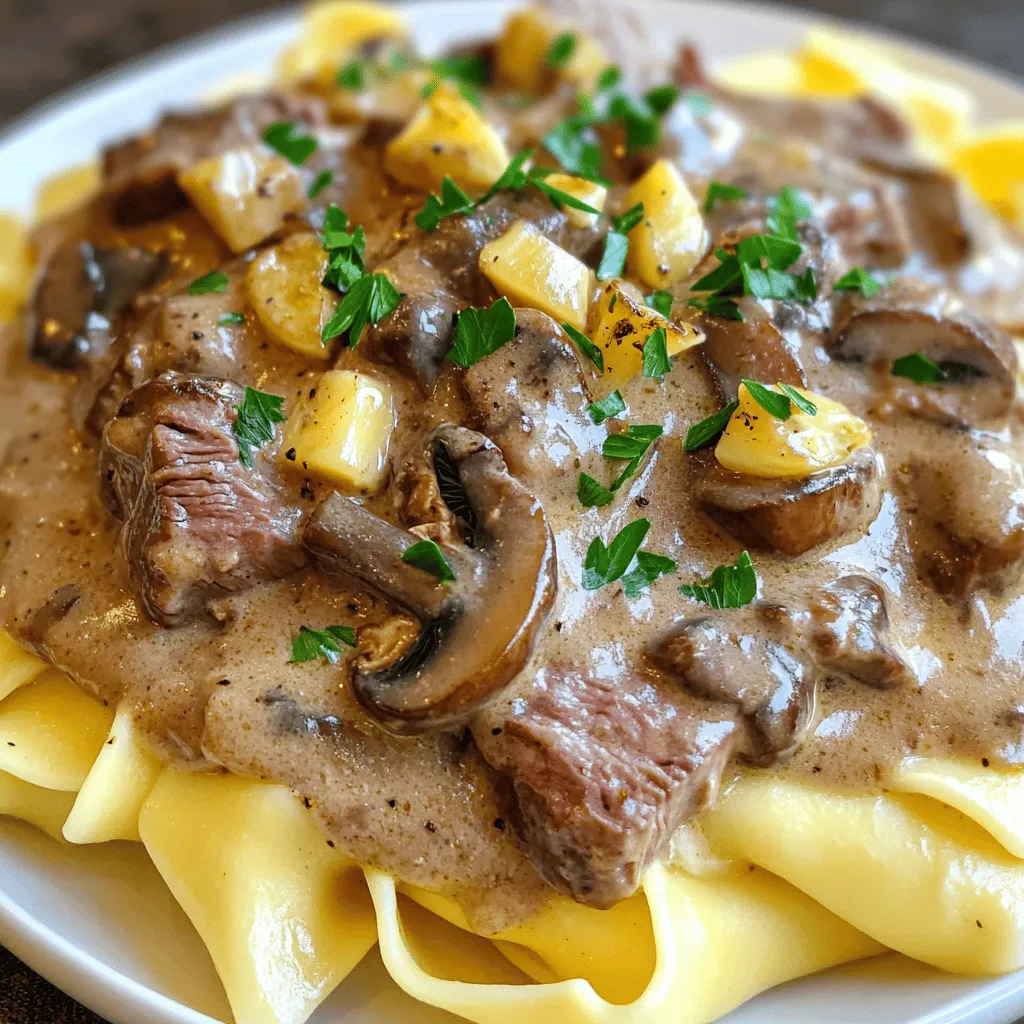 Beef Stroganoff Delicious and Easy Comfort Meal