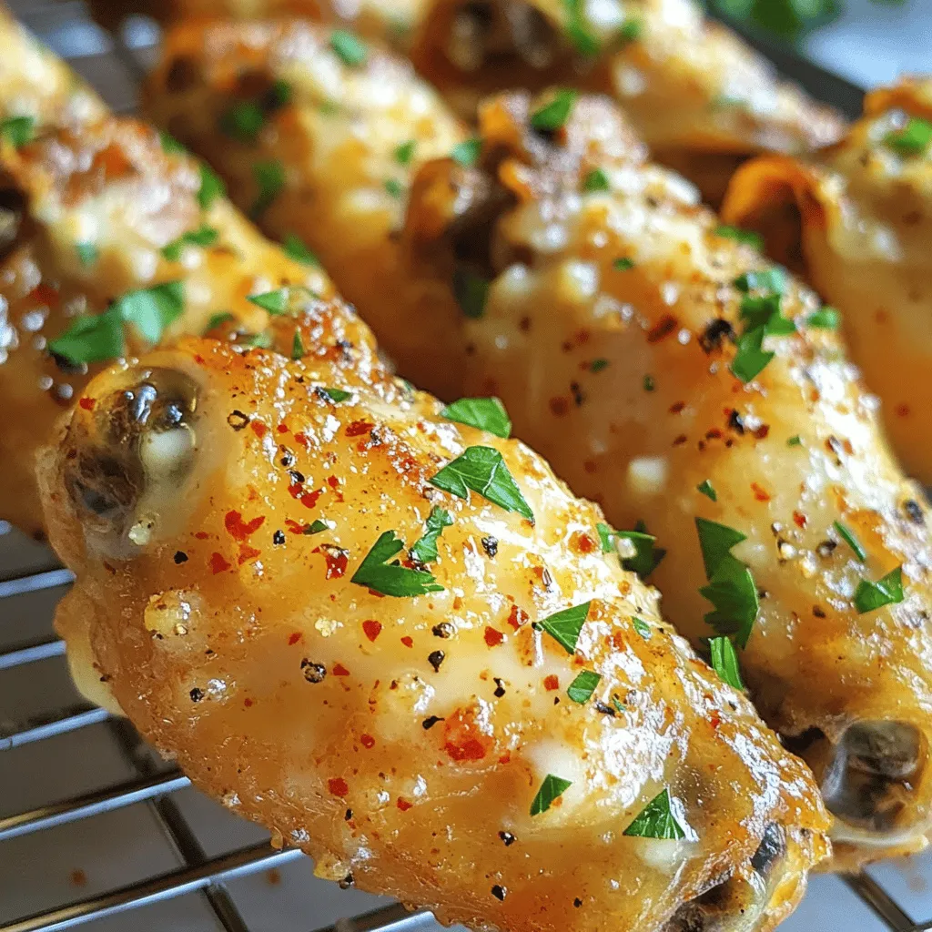 Garlic Parmesan Chicken Wings Flavorful and Easy Recipe