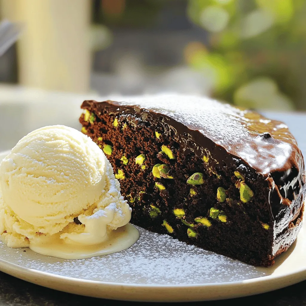 Chocolate Pistachio Cake Delightful and Rich Recipe